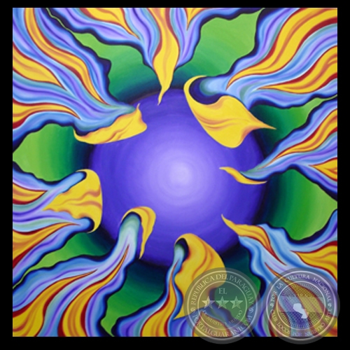 PLANETA OCULTO, 2006 - Óleo de MERCEDES McLEAN DE CENTURIÓN